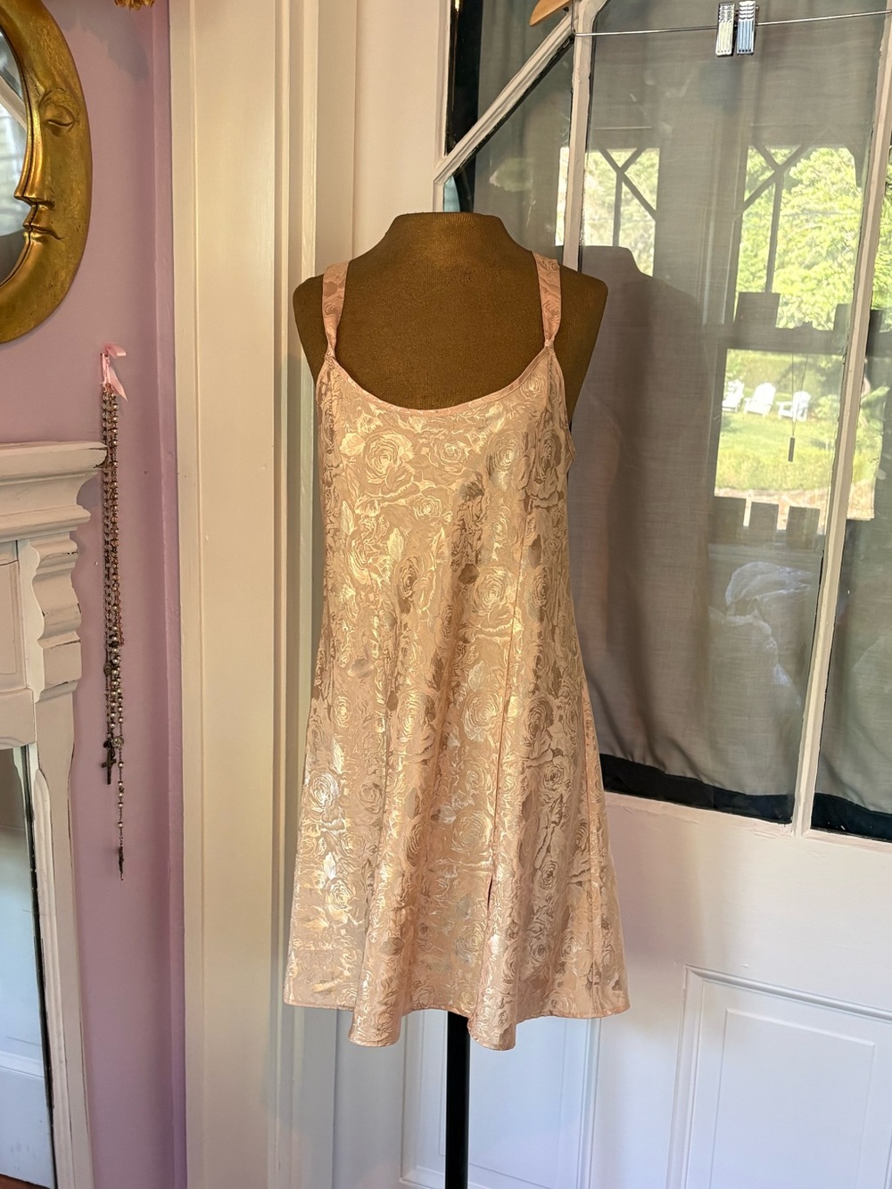 Vintage Morgan Taylor Jacquard Slip